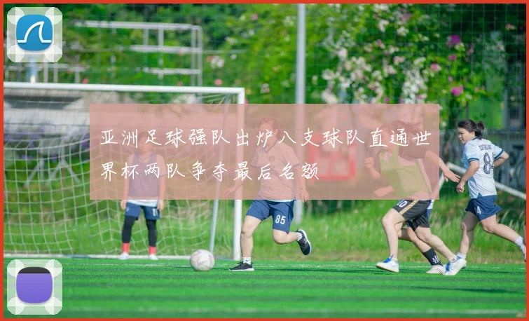 亚洲足球强队出炉八支球队直通世界杯两队争夺最后名额