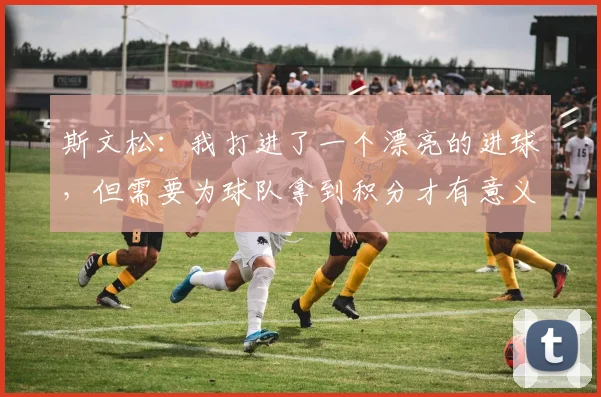 斯文松：我打进了一个漂亮的进球，但需要为球队拿到积分才有意义