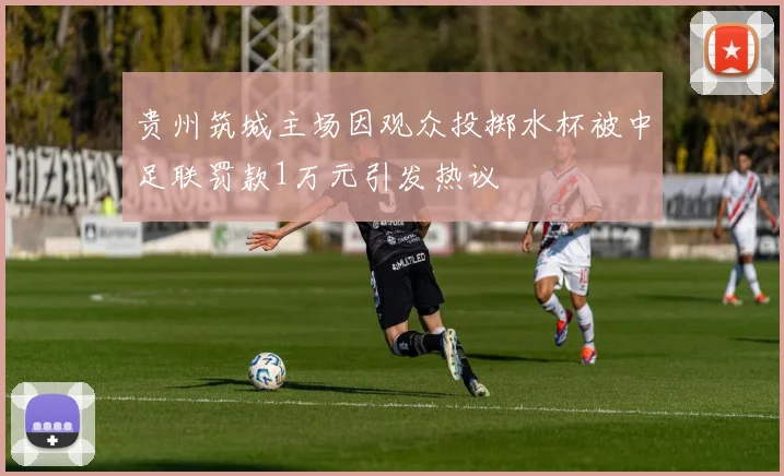 贵州筑城主场因观众投掷水杯被中足联罚款1万元引发热议